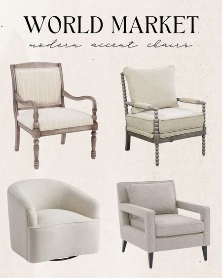 World market modern accent chairs. Budget friendly furniture finds. For every budget. Organic modern, traditional, mid century modern, boho chic, coastal home. Amazon home finds, modern farmhouse style, budget decor, splurge or save favorites.

#LTKstyletip #LTKhome #LTKFind