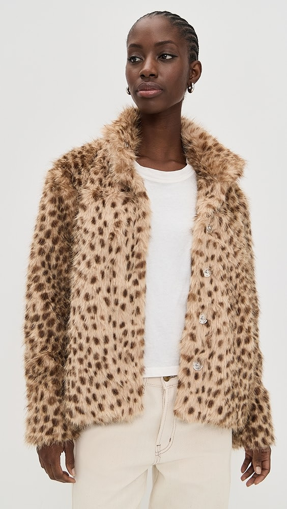Leopard Faux Fur Coat | Shopbop