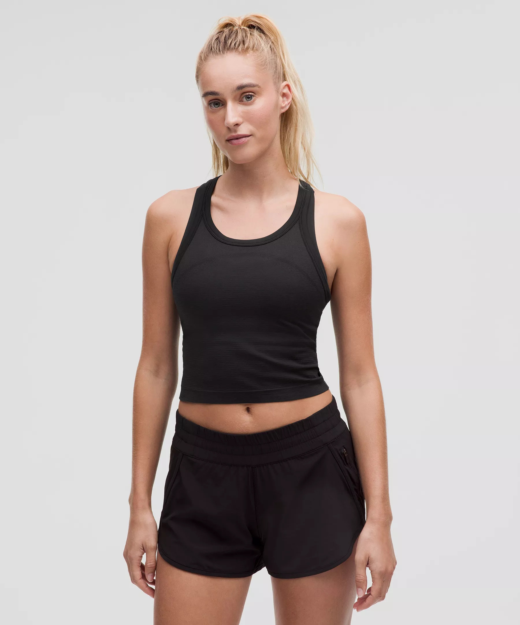Swiftly Tech Cropped Racerback Tank Top 2.0 | Women's Sleeveless & Tank Tops | lululemon | Lululemon (US)