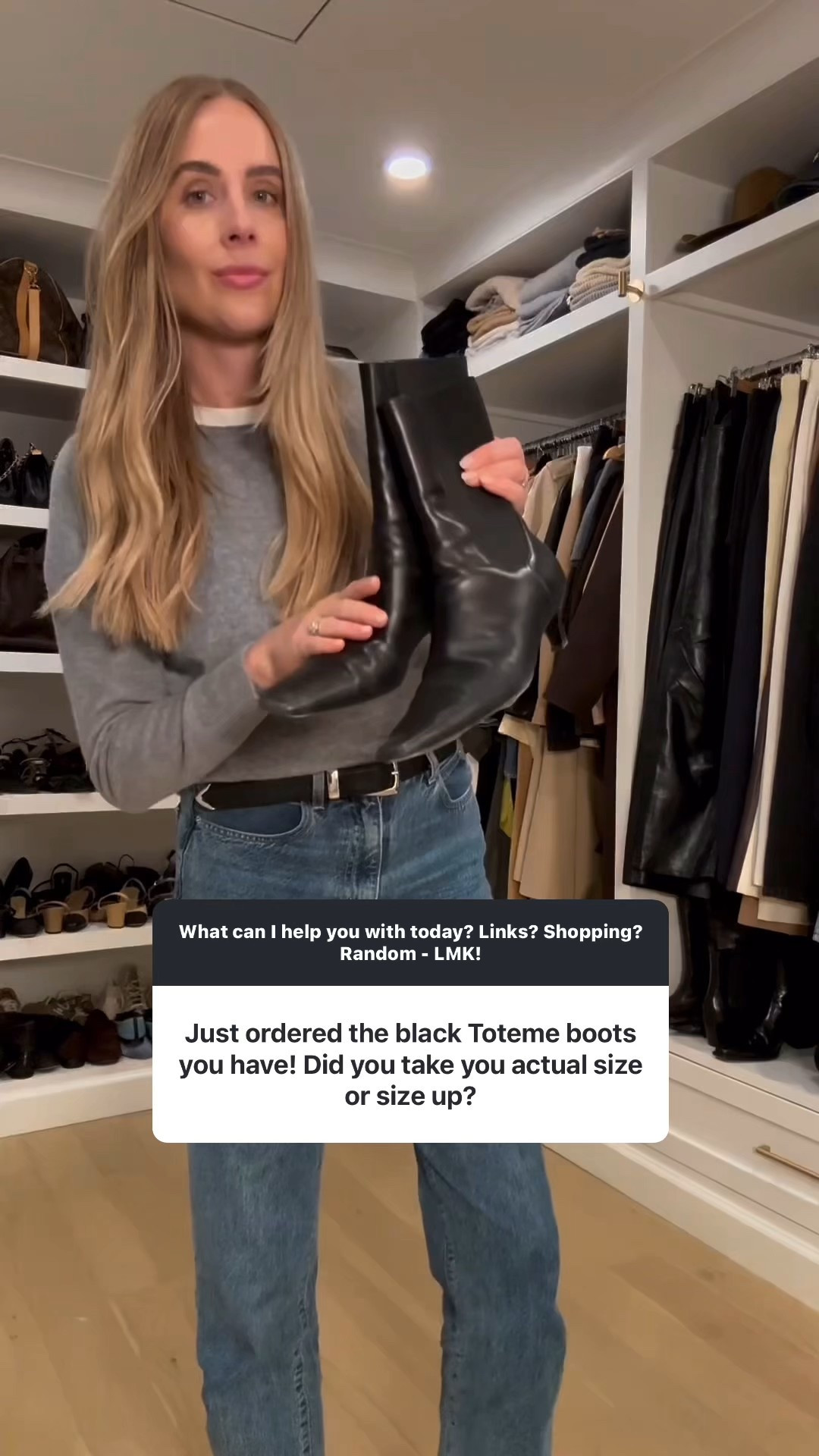 Took my true size! Must wear with socks bc they are tough to get off at first. They will break in though  

#LTKOver40