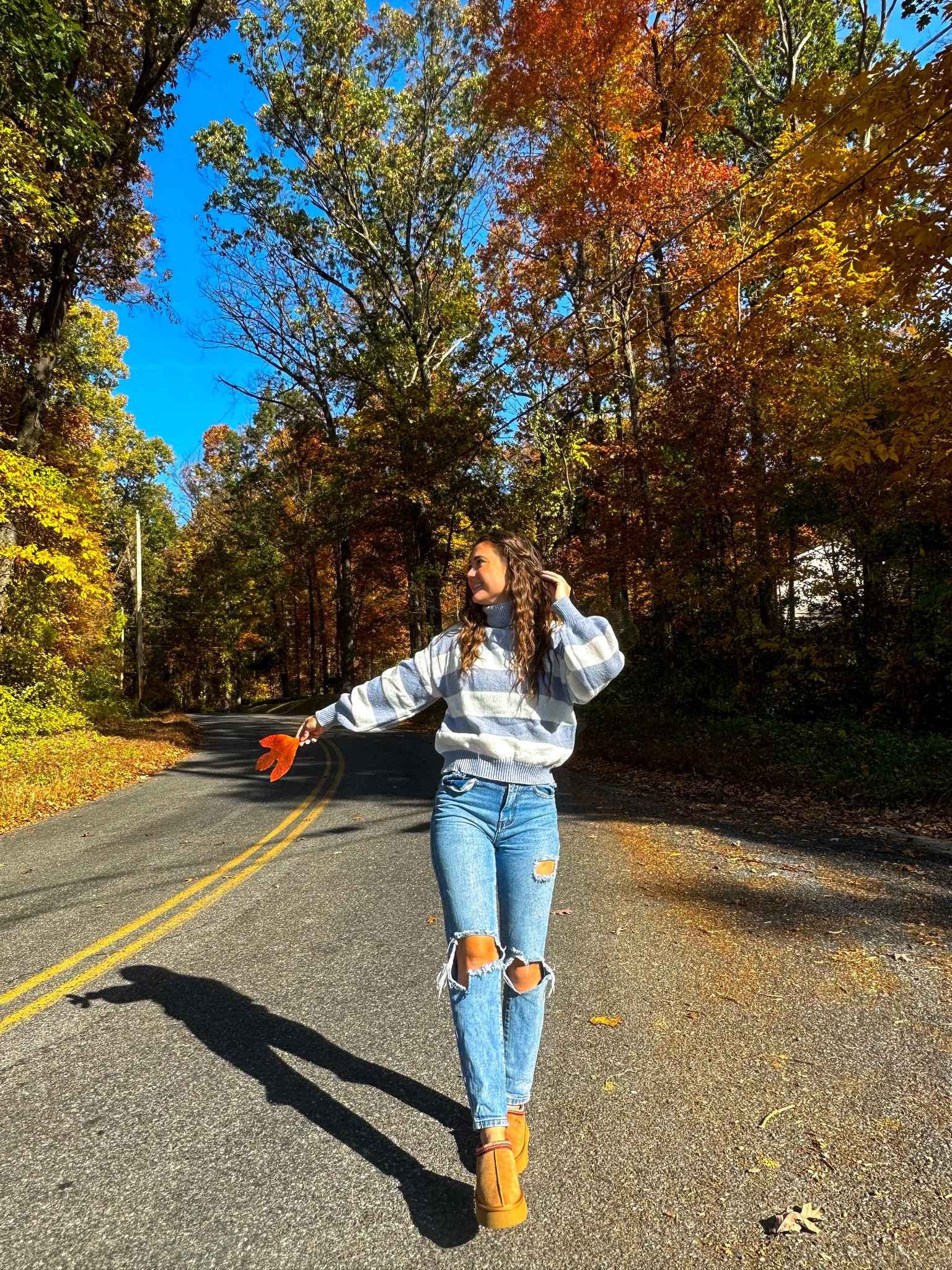 Fall outfit 🤎
•
•
•
turtleneck sweater, ripped jeans, uggs, ootd, autumn, style inspo

#LTKSeasonal #LTKHolidaySale #LTKGiftGuide