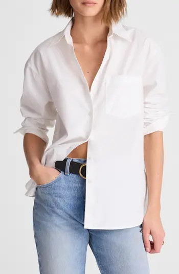 The Easy Poplin Button-Up Shirt | Nordstrom