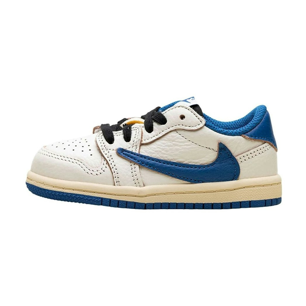 (PS) Fragment Design Travis Jordan Air 1 Retro Low SP 'Sail Military Blue' US 3Y | Novelship