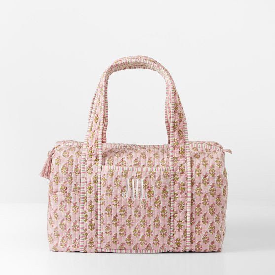 Block Print Quilted Overnighter | Mark and Graham