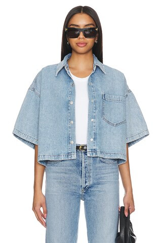 Rona Box Shirt in Effect | Revolve Clothing (Global)