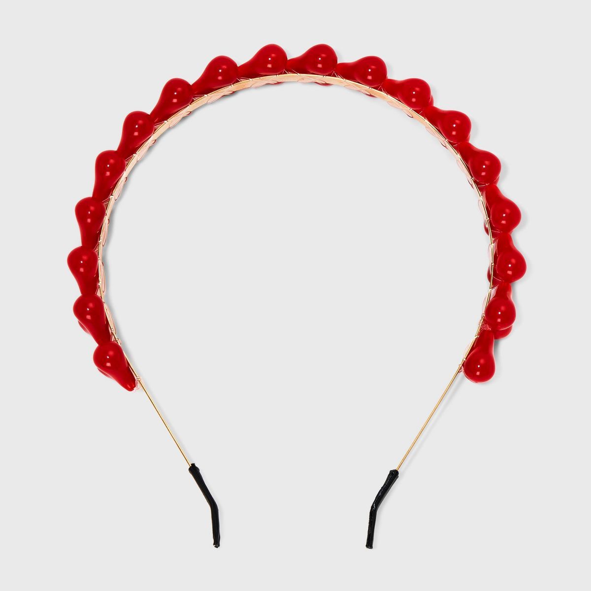 Jelly Heart Headband - Red | Target