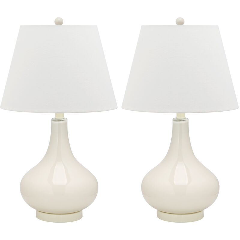 Samuels Table Lamp Set, White | One Kings Lane