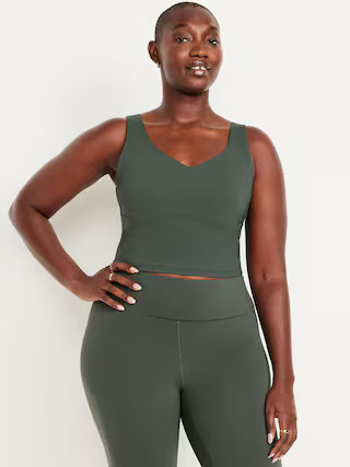 StudioSmooth Seamed Longline Top | Old Navy (US)