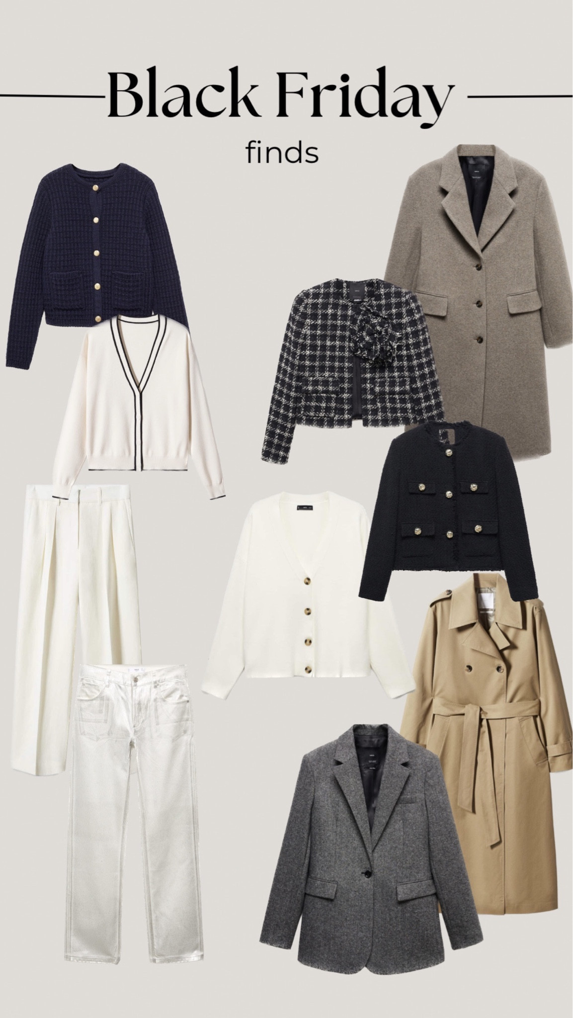 Black Friday steals from Mango! All key staple items to add to your capsule wardrobe 

#LTKCyberWeek #LTKfindsunder100 #LTKCyberSaleUK