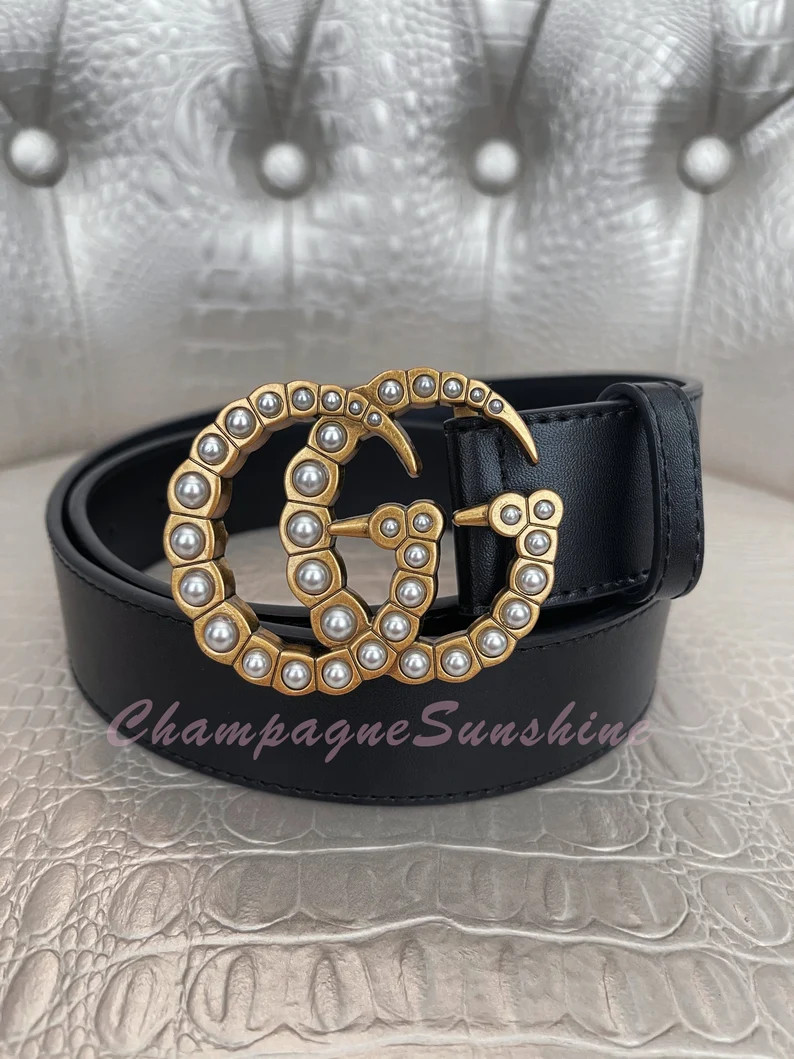 Classic Women's Black Leather Belt: *Fast & Free* Shipping from California! | Etsy (US)
