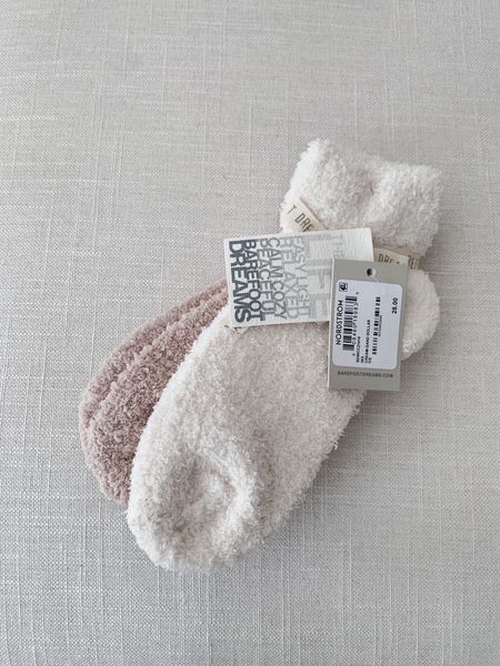 Barefoot Dreams cozy socks. These are so cozy - a blanket on your feet. Great gift idea  