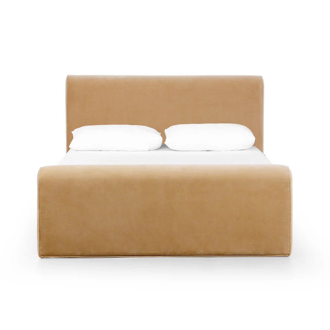 Maxwell Modern Upholstered Bed - Queen - Available in 2 Colors | Alchemy Fine Home