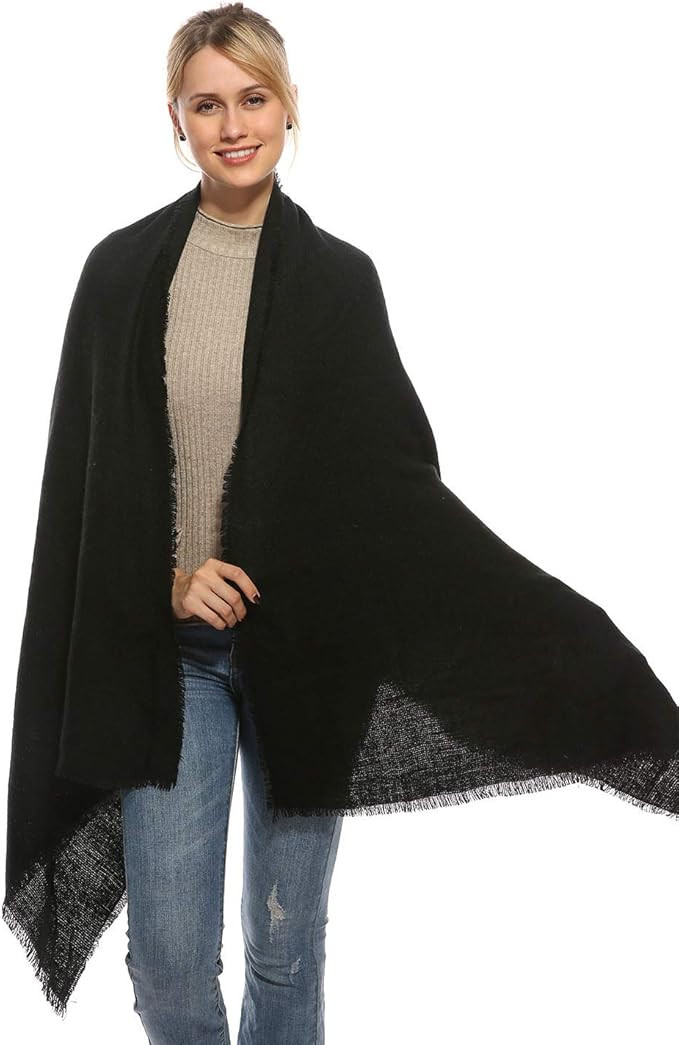 Oversized Long Blanket Scarf, Wrap and Shawl, Cashmere FeeL Pashmina, Cozy Warm for Winter Fall | Amazon (US)