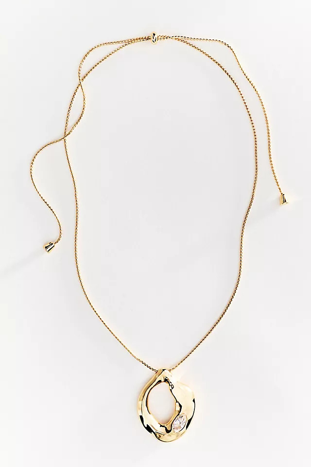 Molten Marquise Pendant Necklace | Anthropologie (US)