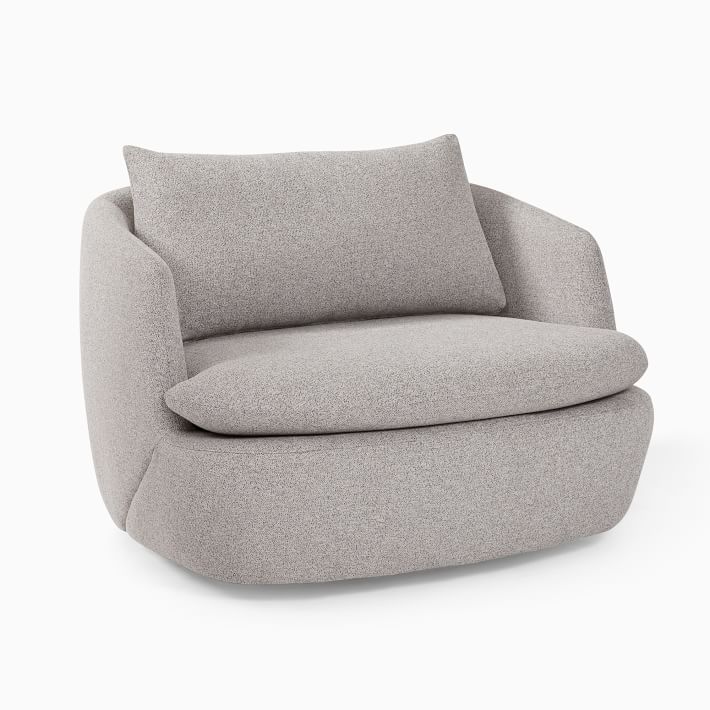 Crescent Grand Swivel Chair | West Elm (US)