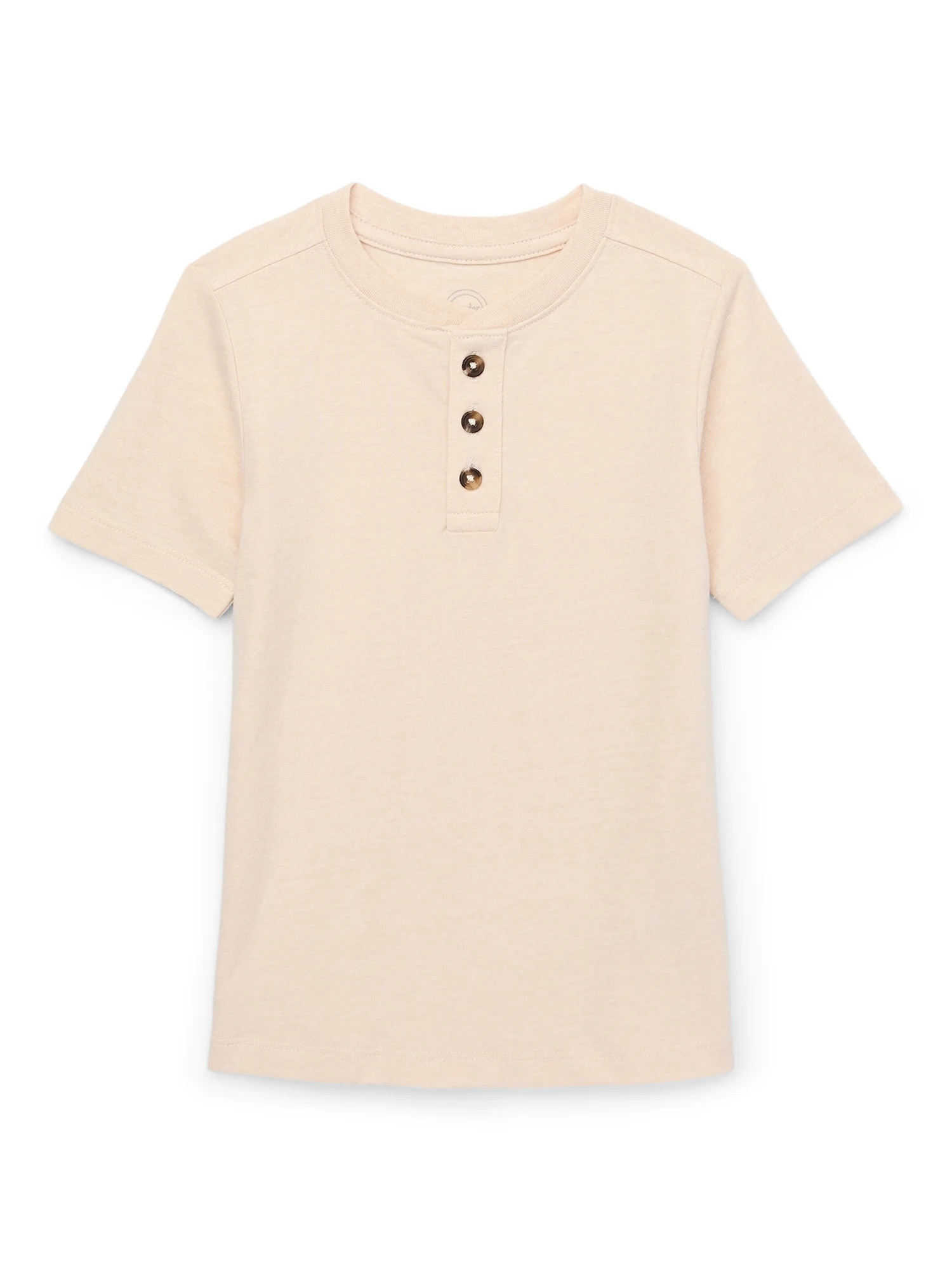 Wonder Nation Boys Henley T-Shirt with Short Sleeves, Sizes 4-18 & Husky - Walmart.com | Walmart (US)