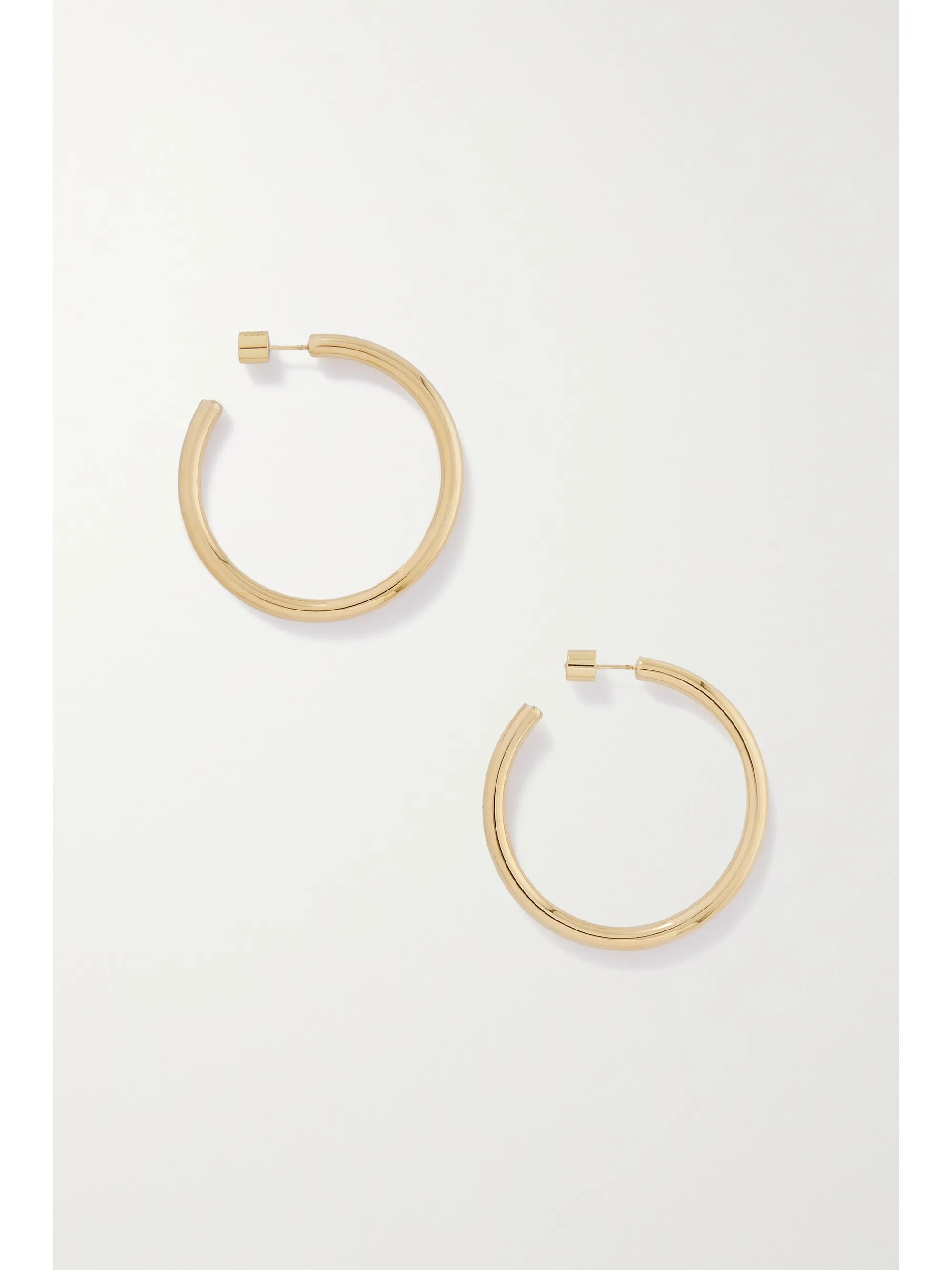 Gold Baby Lilly gold-plated hoop earrings | Jennifer Fisher | NET-A-PORTER | NET-A-PORTER (US)