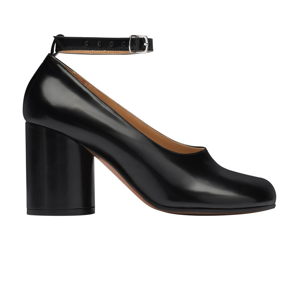 Maison Margiela Wmns Tabi Leather Heels 'Black' | Women's Size 38 | GOAT