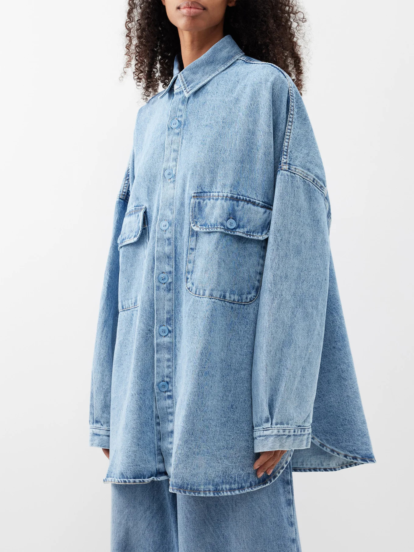 Dallas oversized denim shirt | Matches (UK)