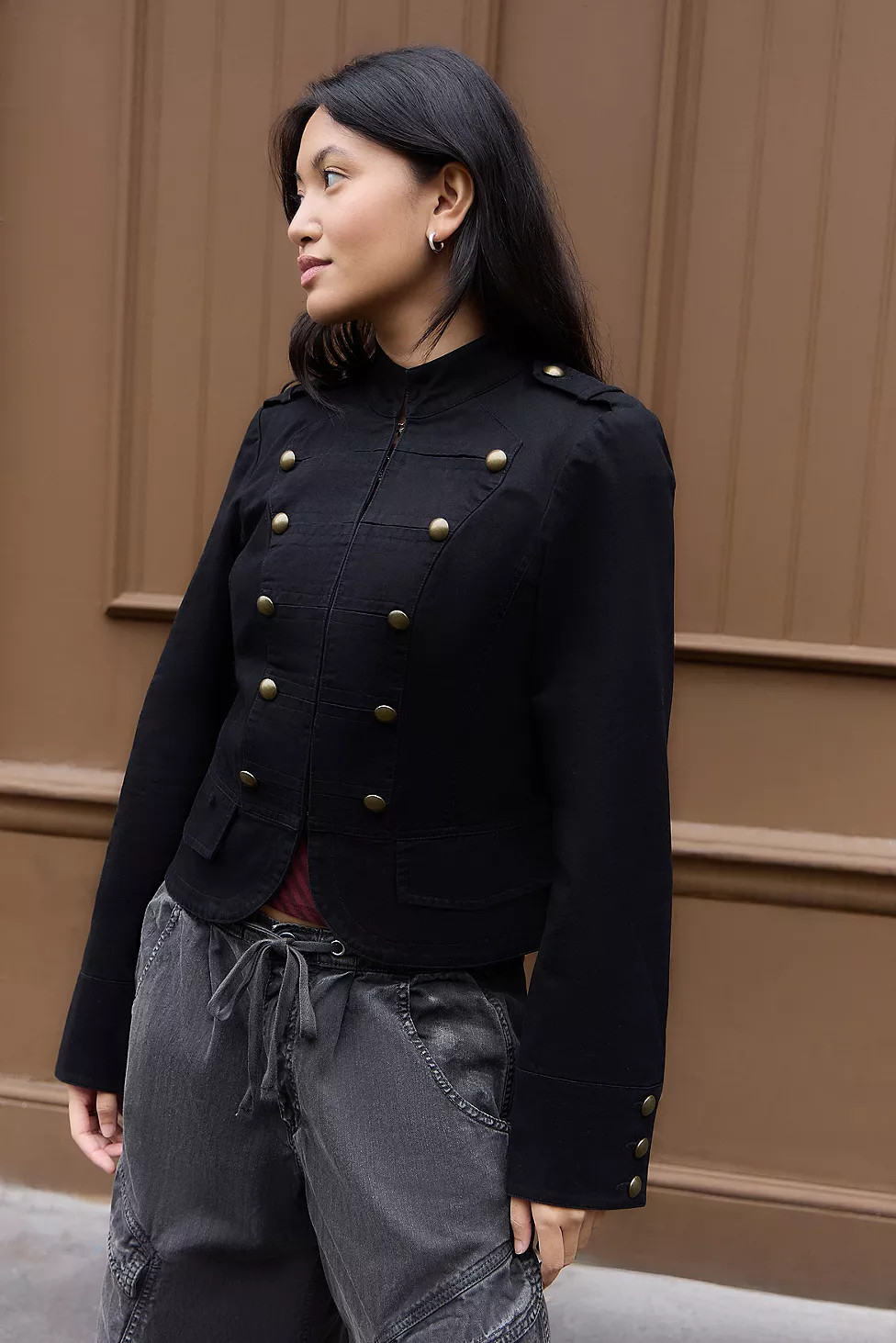 UO Cate Band Jacket | Urban Outfitters UK