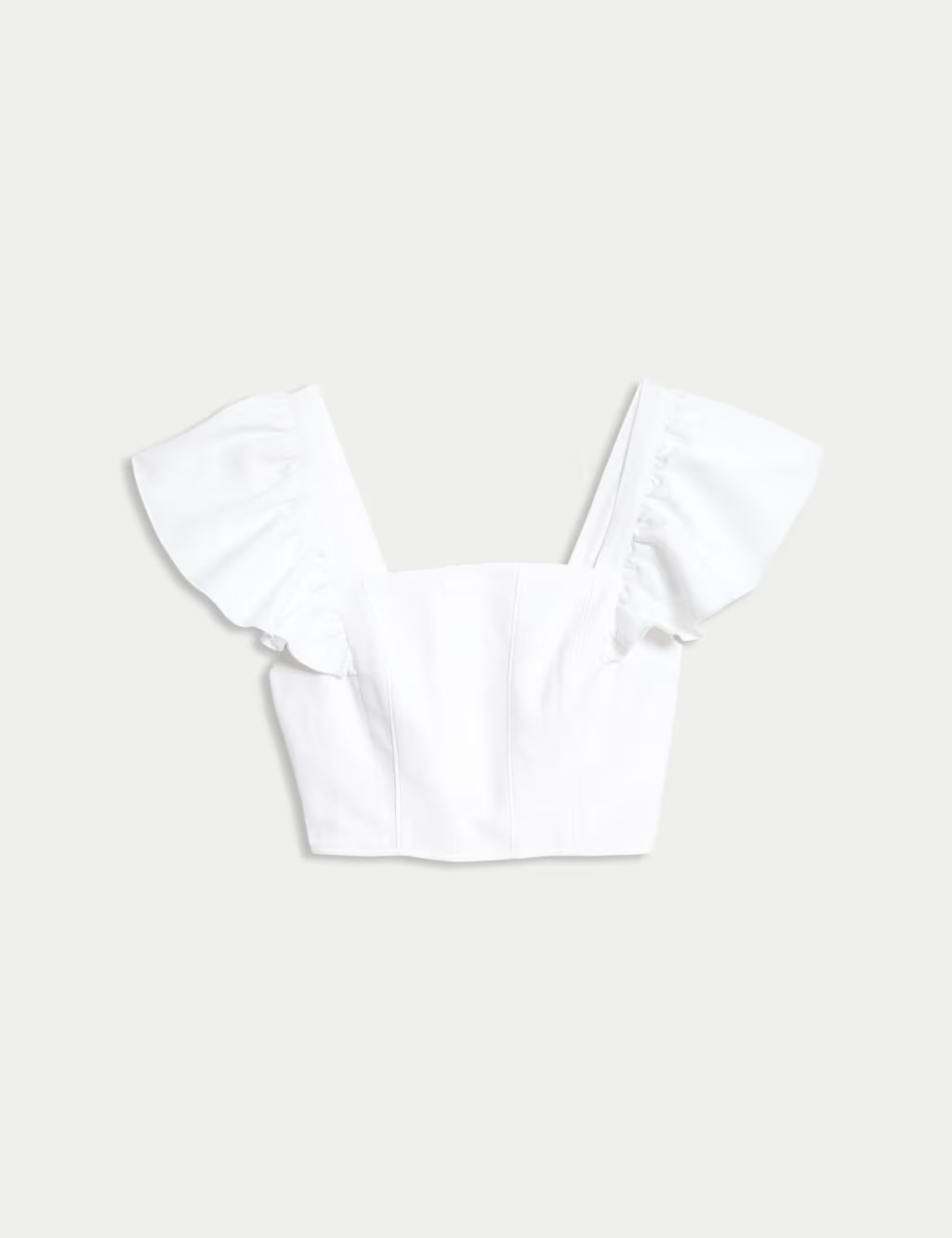 Linen Rich Regular Fit Crop Top | Marks & Spencer (UK)