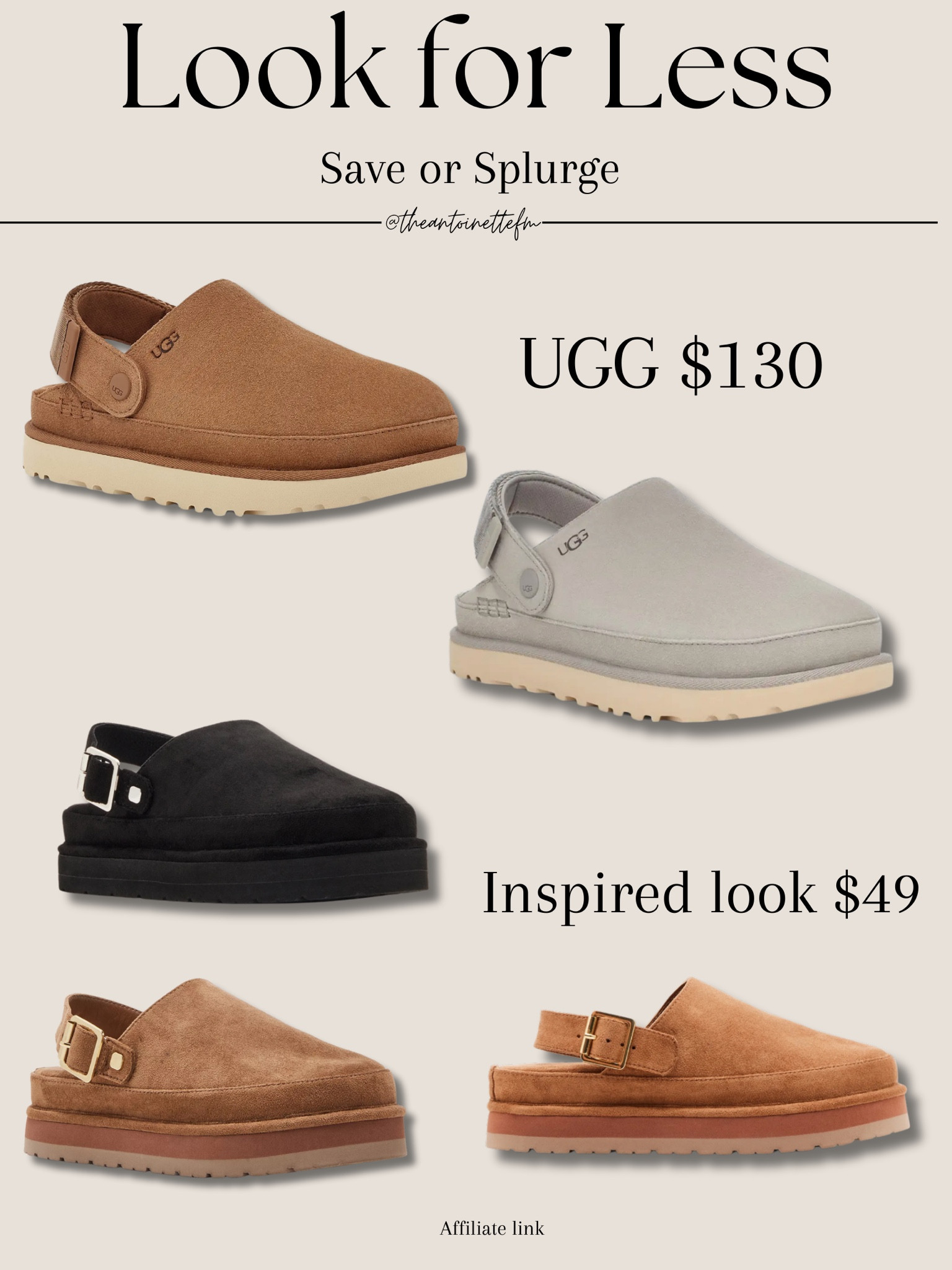 Looove this look for less! So excited I found it! Uggs for less! 

#LTKShoeCrush #LTKSeasonal #LTKFindsUnder50