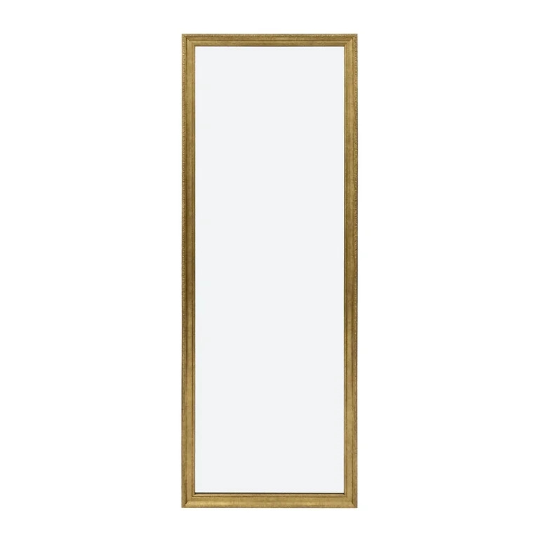 Antique Gold Framed Cheval Floor Mirror 21"x64" My Texas House | Walmart (US)