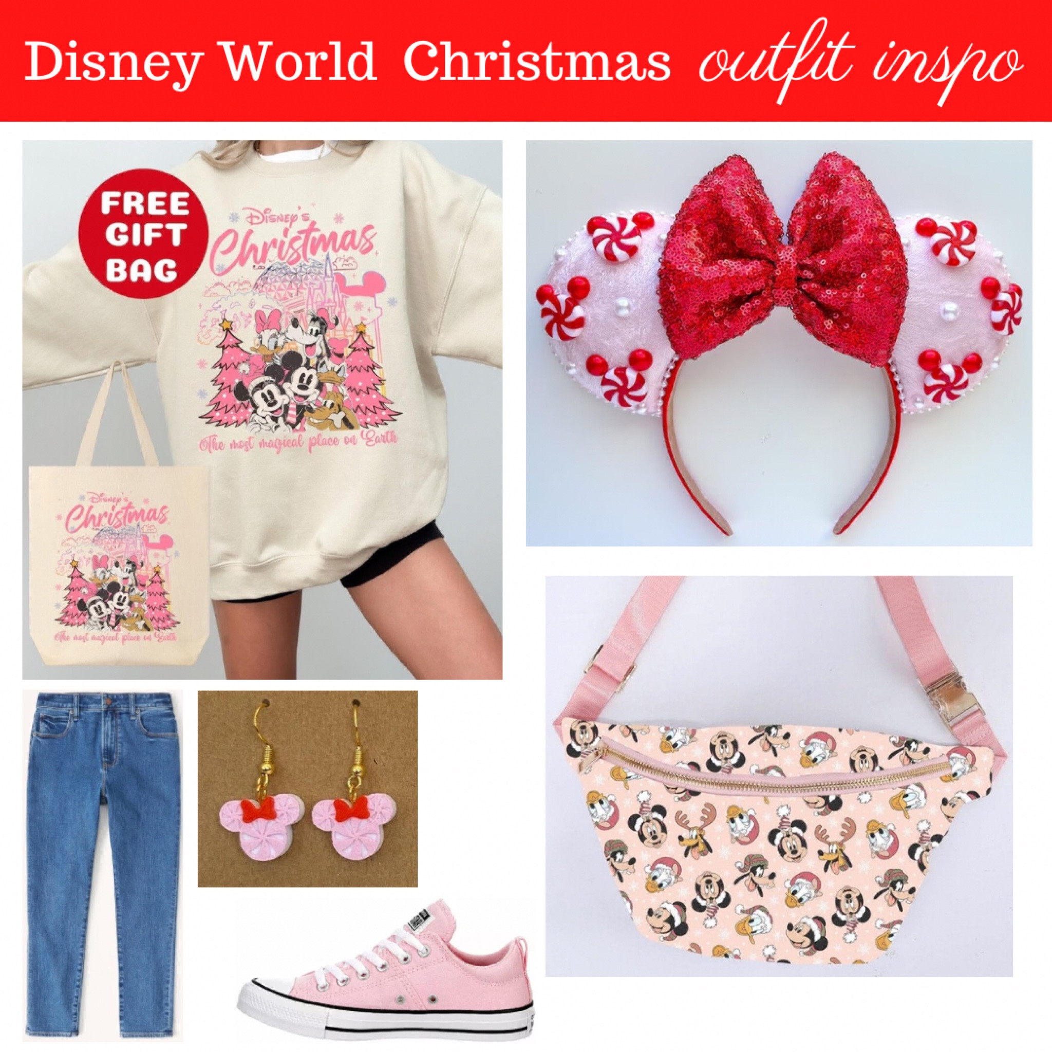 Pink Disney Christmas outfit perfect for a day at the Disney parks

#disney #disneyworld #christmas #disneychristmas #LTKchristmas #pink

#LTKSeasonal #LTKStyleTip #LTKHoliday