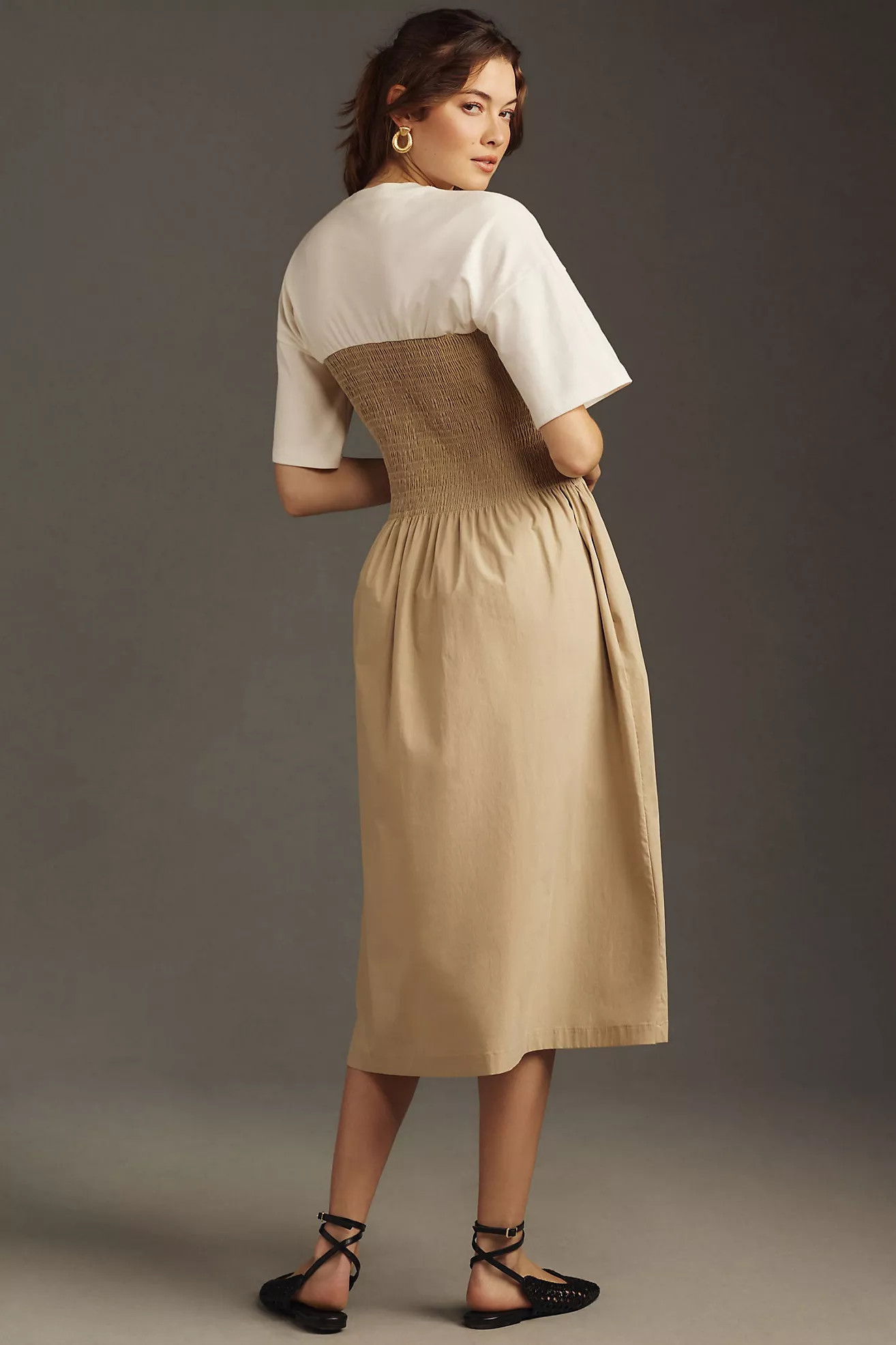 Maeve The Lilou Twofer Midi Dress | Anthropologie (US)