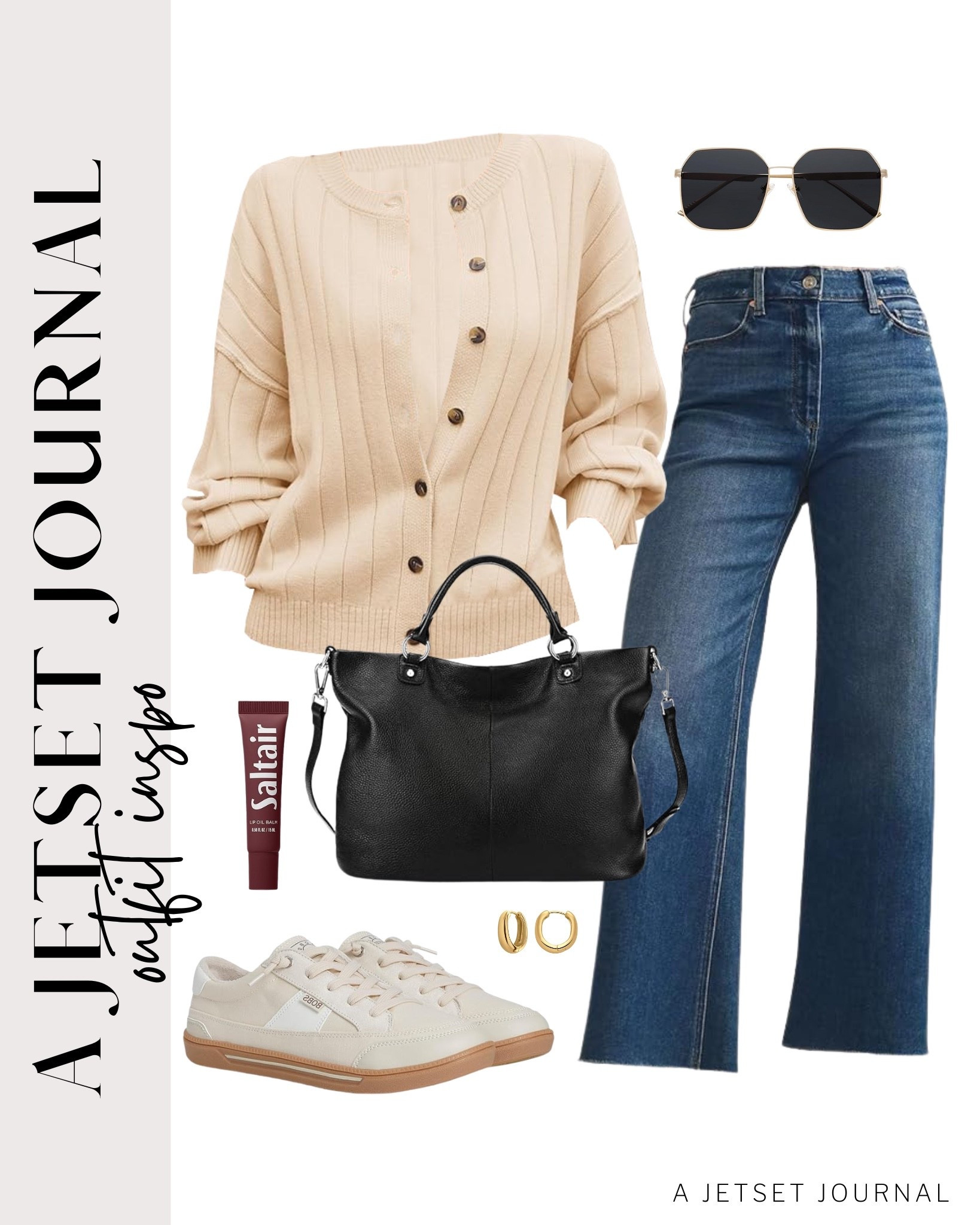 Style this cardigan sweater with wide leg jeans, white sneakers, and a cute bag for an easy fall outfit!
cute hobo tote, platform sneakers, saltair lip oil blam,  amazon finds, affordable look, fall fashion, beauty must have, trendy style, fashion accessories, fall outfit idea

#LTKU #LTKSeasonal #LTKStyleTip