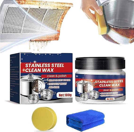 Stainless Steel Clean Wax,Magical Nano-Technology Stainless Steel Cleaning Paste,Stainless Steel ... | Amazon (US)