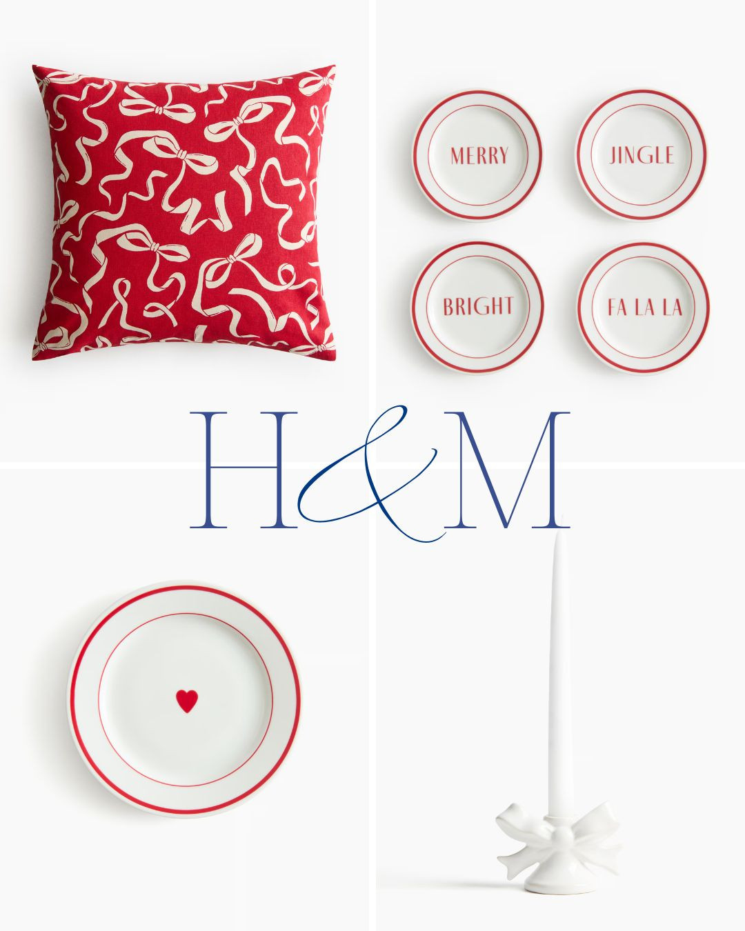 Festive favorites from H&M for the holiday season 🎀✨ Cozy textures, bold red accents, and charming seasonal home pieces to elevate your style and your space. Perfect for gifting or refreshing your holiday look!

H&M holiday collection, holiday home decor, festive fashion finds, red holiday accents, winter wardrobe essentials, holiday hosting decor 

 #LTKHoliday #LTKSeasonal #LTKHome