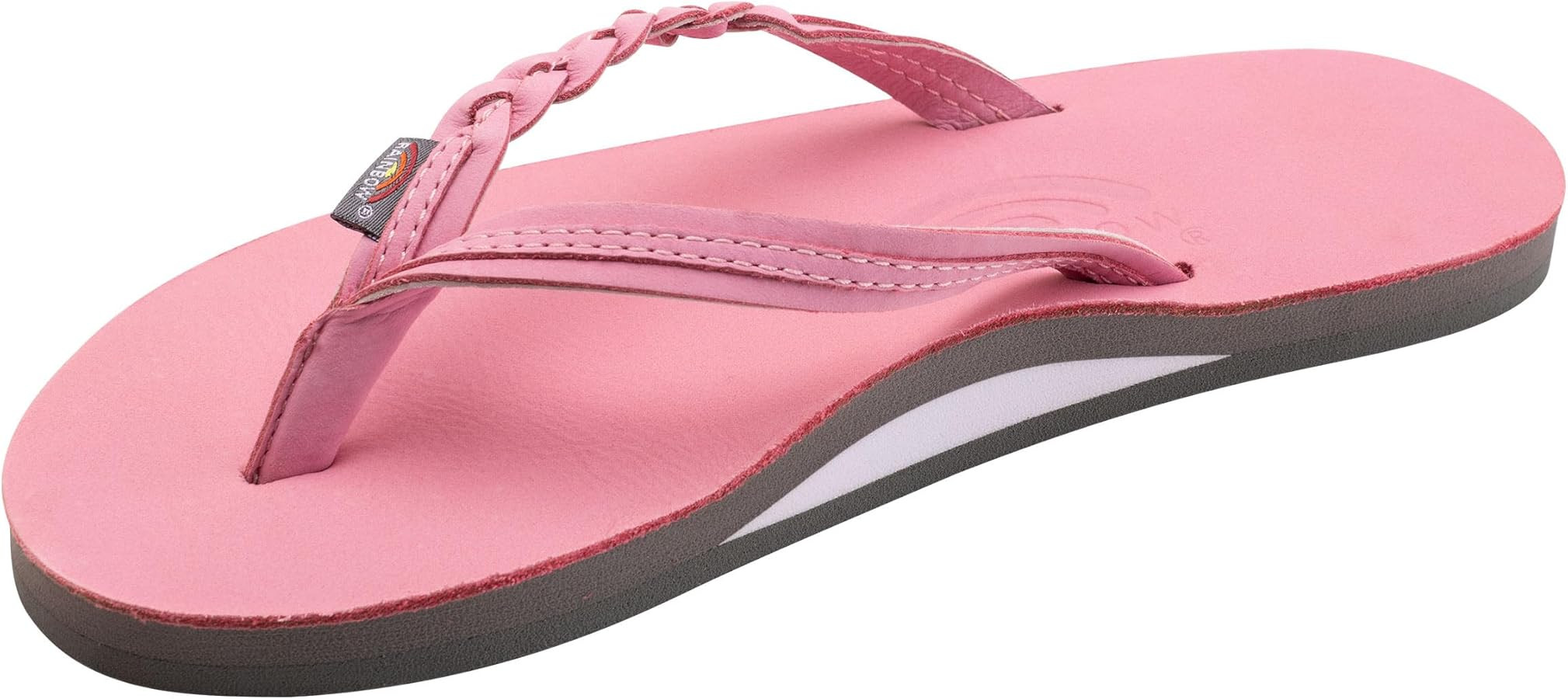 Rainbow Sandals Women’s Flirty Braidy Premier Leather w/Single Braided Strap | Amazon (US)