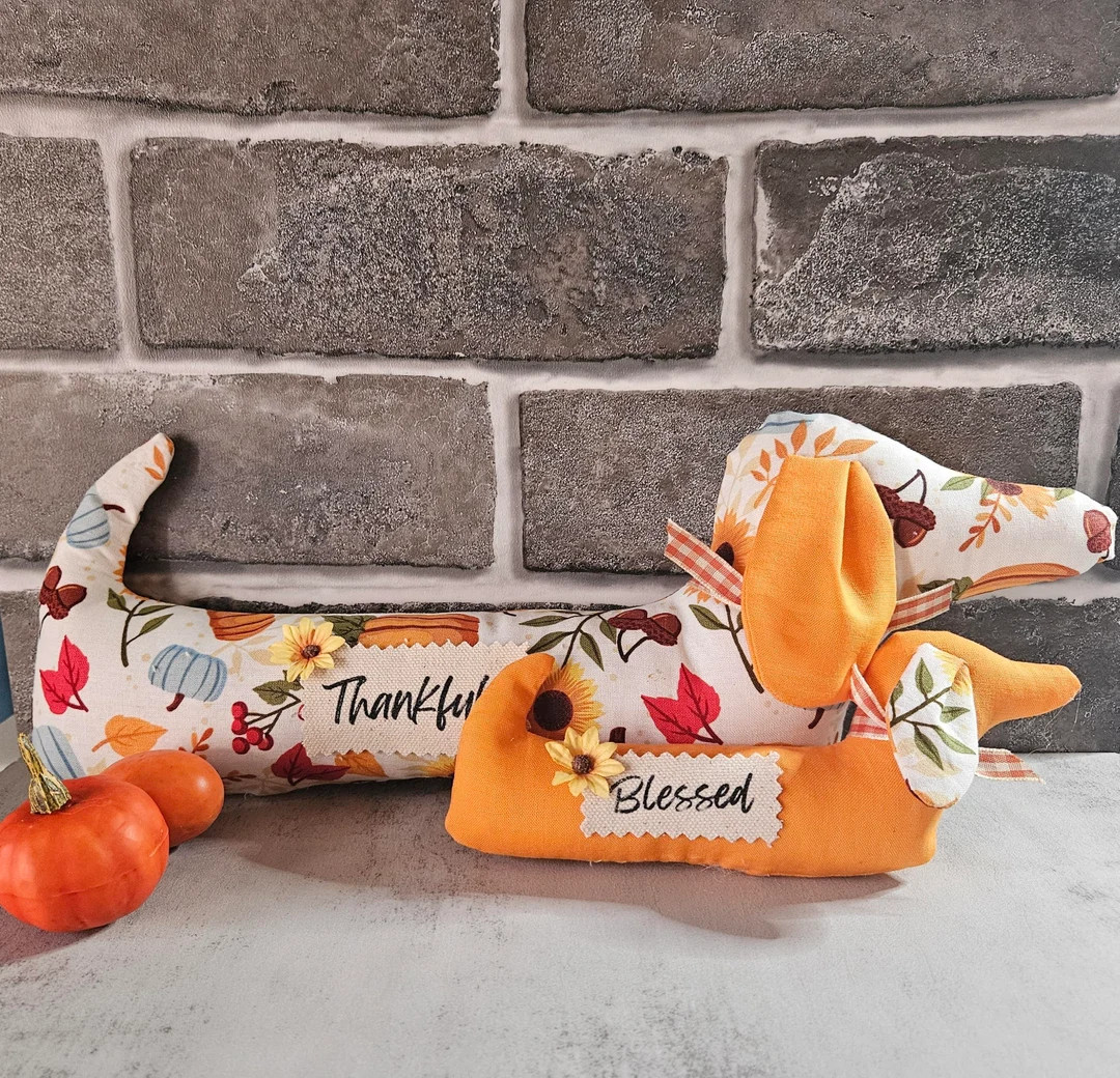 DACHSHUND DECORATIVE ACCENT, Fall, Thanksgiving | Etsy (US)