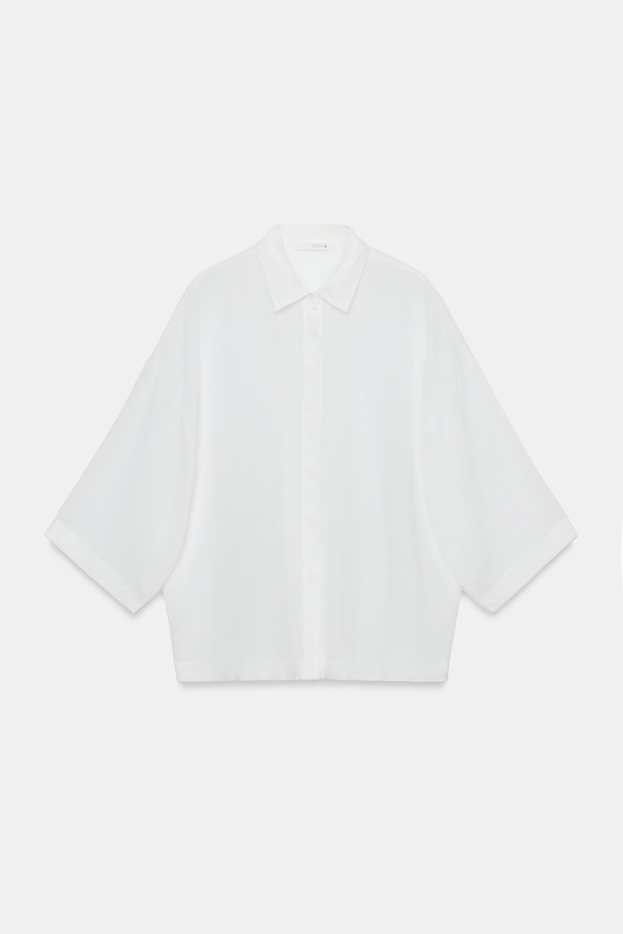 ZW COLLECTION FLOWY OVERSIZED SHIRT | Zara US