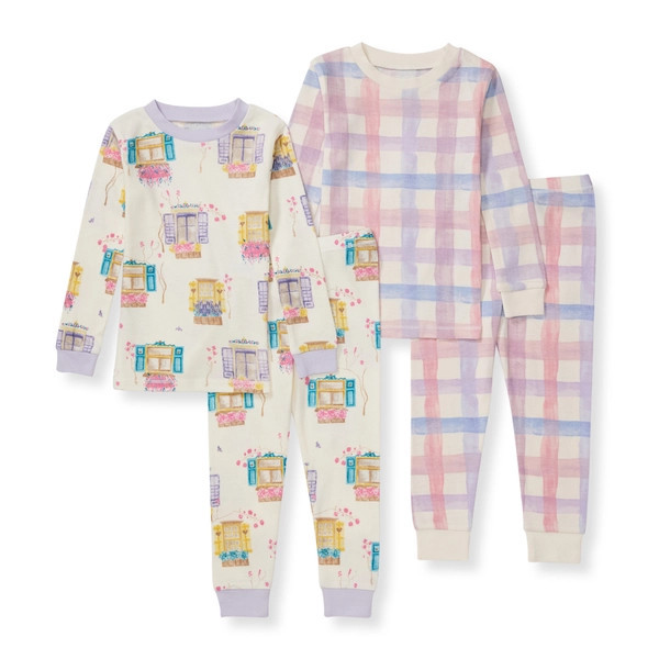 Swiss Chalet Organic Cotton Pajamas - 2-Piece 12M | Burts Bees Baby