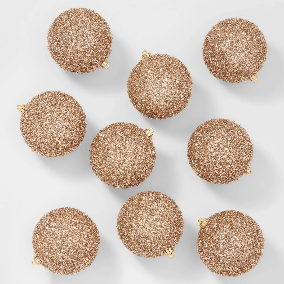 9ct Tinsel Ball Christmas Tree Ornament Set - Wondershop™ | Target