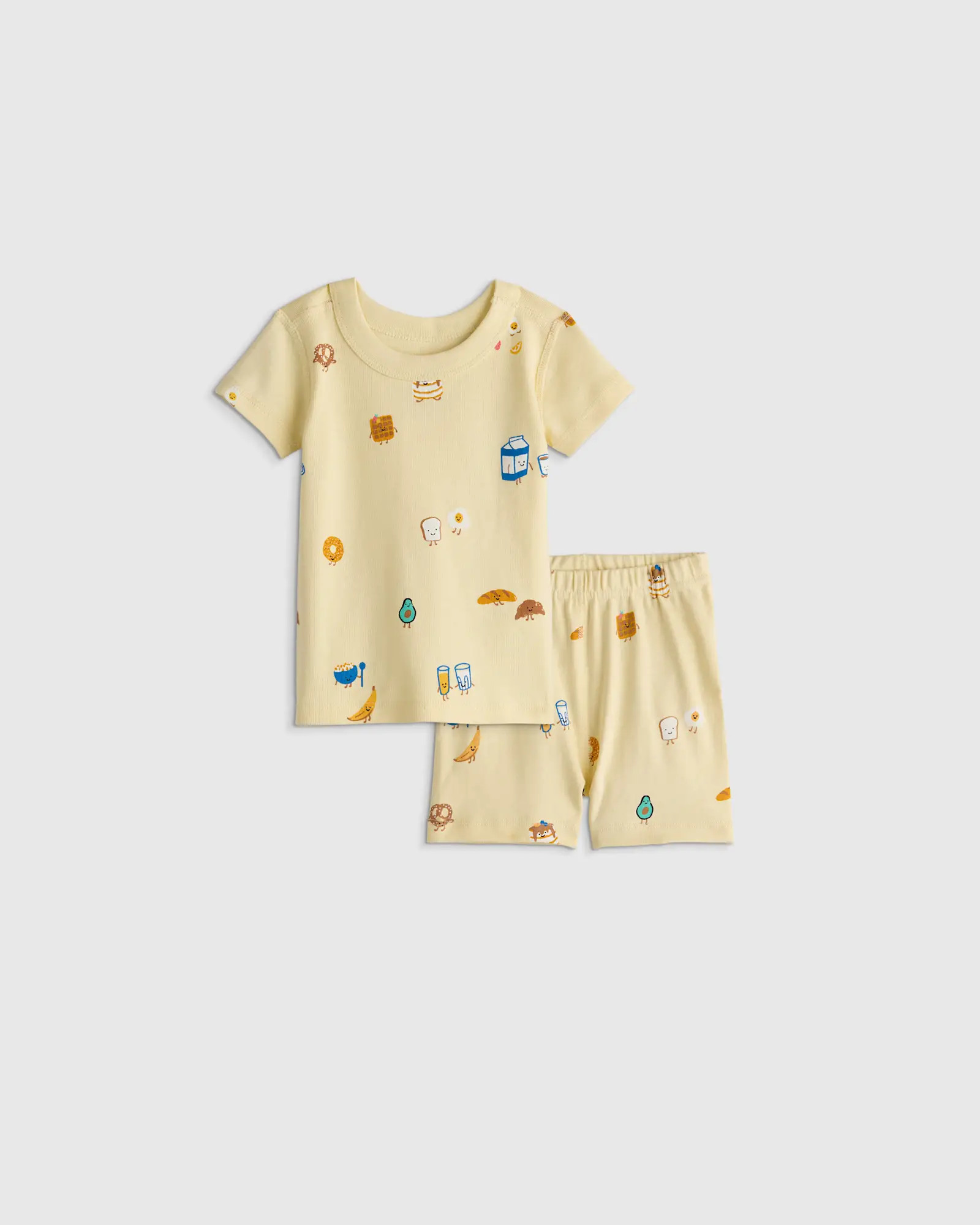 100% Organic Cotton Short Sleeve and Shorts Pajama Set | Quince