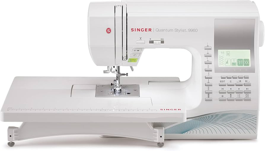 SINGER | 9960 Sewing & Quilting Machine With Accessory Kit, Extension Table - 1,172 Stitch Applic... | Amazon (US)