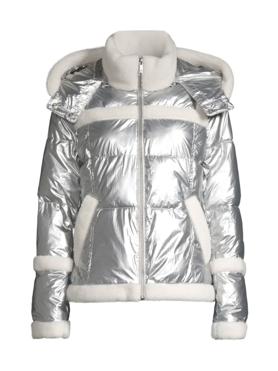 Metallic Puffer Jacket | Saks Fifth Avenue