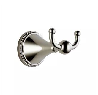 Brizo 69535-PN Brilliance Polished Nickel Double Robe Hook from the Traditional Collection | Build.com, Inc.