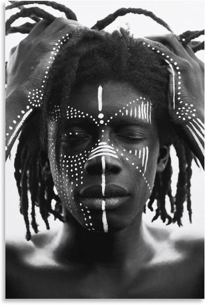 Vintage Posters African Tribe African American Black Portrait Art Posters Canvas Wall Art Prints ... | Amazon (US)
