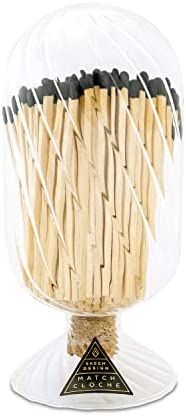 Amazon.com: Skeem Design Glass Helix Match Cloche - Black Tipped Matches (Medium) : Health & Hous... | Amazon (US)