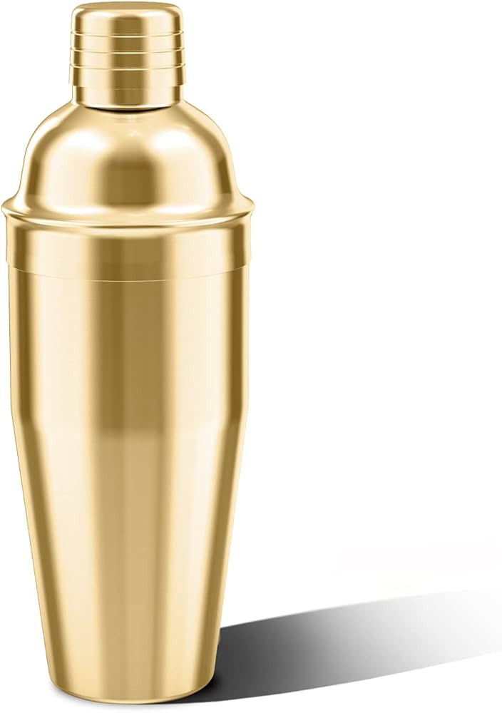 Cocktail Shaker,24 oz Martini Shaker,Food Grade Stainless Steel Martini Mixer Built-in Strainer,D... | Amazon (US)