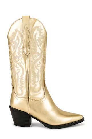 Jeffrey Campbell Dagget Boot in Gold from Revolve.com | Revolve Clothing (Global)