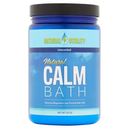 Natural Vitality Unscented Natural Calm Bath, 20 oz | Walmart (US)