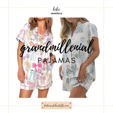 Darling bows and hydrangeas pajamas from Amazon. Amazon pajamas! Grandmillenial pajamas!

#LTKsalealert #LTKfindsunder50 #LTKover40