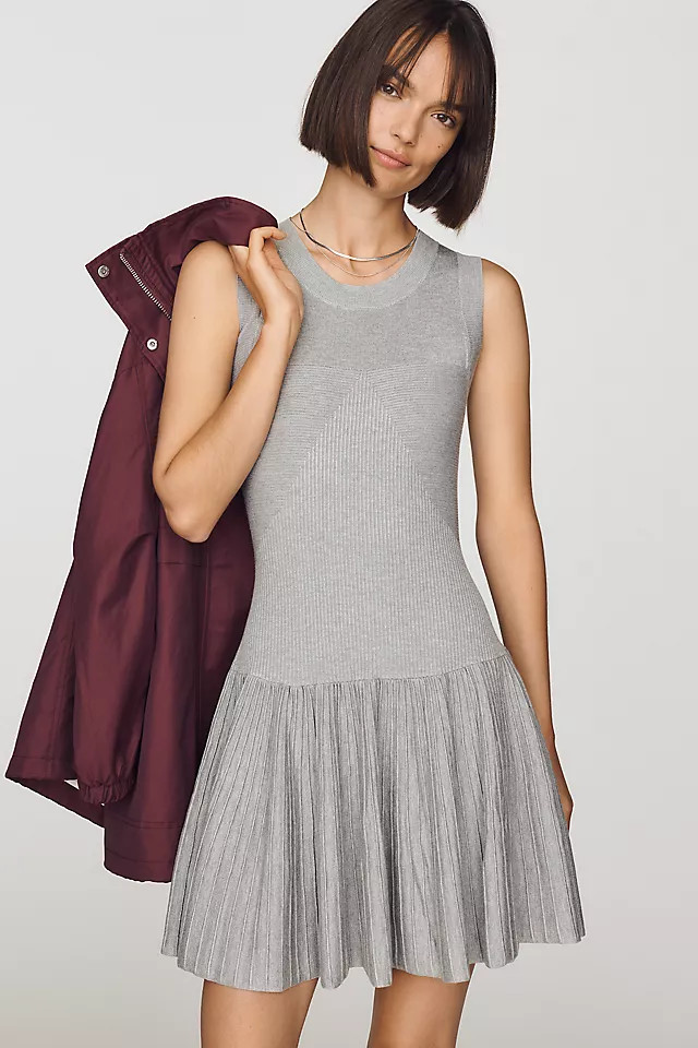 Drop-Waist Mini Sweater Dress | Anthropologie (US)