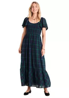 Vineyard Vines Women's Flutter Sleeve Midi Dress | Belk