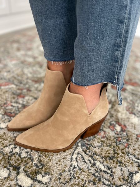 Trust me! You NEED these booties in your life! They literally look amazing with everything! My new Jeans run true too and are on sale! 

Booties | Boots 

#LTKshoecrush #LTKsalealert #LTKstyletip